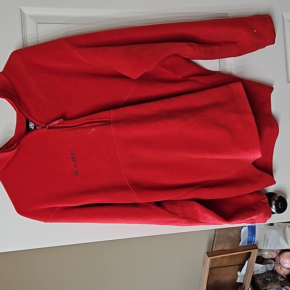 Colombia mens fleece zippered pull-over